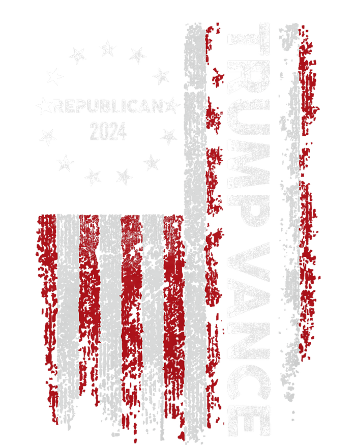 Pro Trump 2024 Trump Vance 2024 Us Flag Republican 2024 President Election T-Shirt