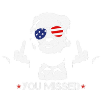 Donald Trump 45 47 Fist Pump Middle Finger You Missed 2024 Ladies Essential Flowy Tank