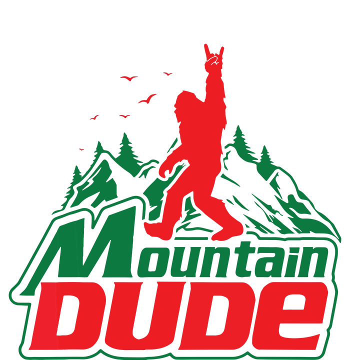 Mountain Dude Funny Bigfoot Sasquatch Hiking T-Shirt