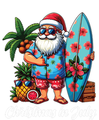 Santa Sunglasses Xmas Beach Tropical Christmas In July Kids Long Sleeve Shirt