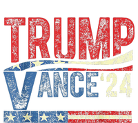 Trump Vance 2024 Retro Stripe Trump Jd Vance Short Acrylic Beanie