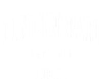 Cincinnati Ohio Oh Vintage Established Athletic Sports Design Ladies Essential Flowy Tank