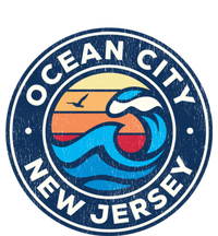 Ocean City New Jersey Nj Vintage Nautical Waves Design T-Shirt