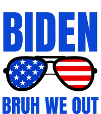 2024 Election Biden 2024 Bruh We Out Funny Joe Biden Garment-Dyed Fleece Hoodie