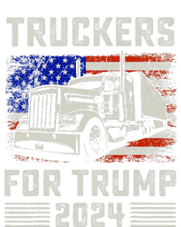 Truckers For Trump American Flag Trump 2024 Vintage T-Shirt