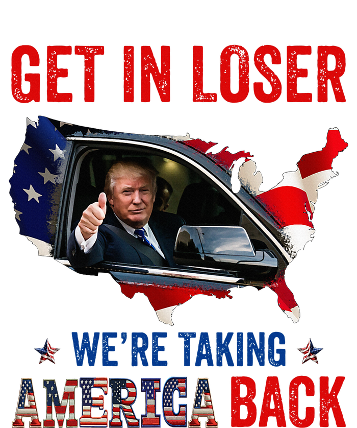 Trump Get In Loser WeRe Taking America Back Republican Women's Racerback Tank