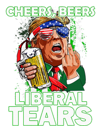 Cheers Beers Liberal Tears Trump Holding Beer PosiCharge RacerMesh Polo