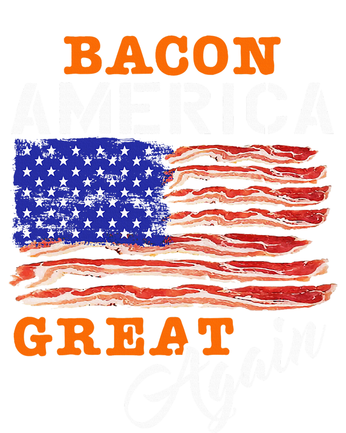 Bacon America Great Again Funny Barbecue Bbq 2024 Cooling Performance Long Sleeve Crew