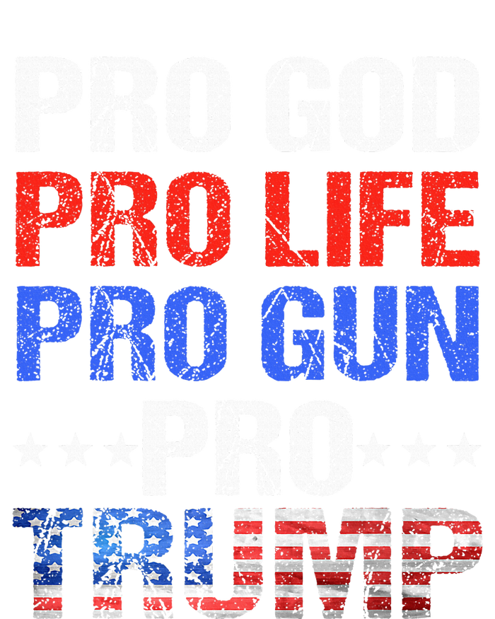 Pro God Pro Life Pro Gun Pro Trump Patriotic Trumps Fans 7-Panel Snapback Hat