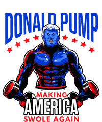  Donald Pump Swole America Trump Weight Lifting Gym Fitness   Baby Bodysuit