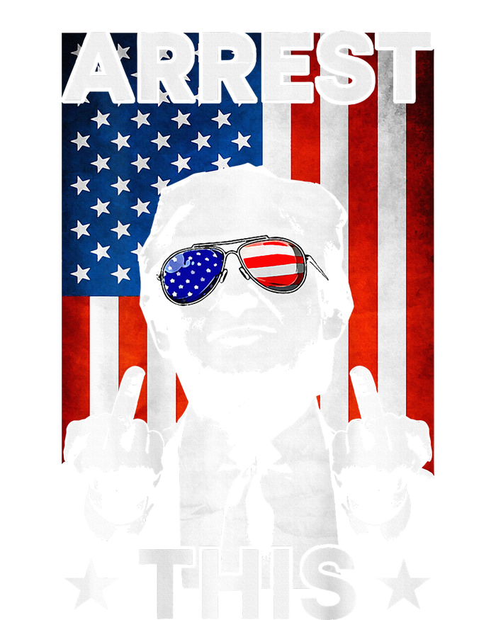 Funny Trump Arrest This American Flag Trump 2024 Sustainable Bucket Hat