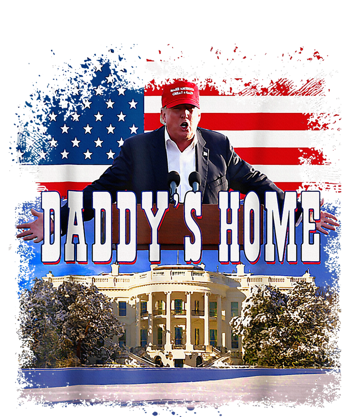 Funny Trump Take America Back Daddys Home Trump 2024 T-Shirt