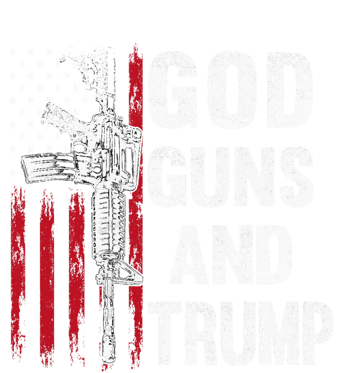 God Guns And Trump 2nd Amendment Flag Ar15 American Flag Cooling Performance Crew T-Shirt