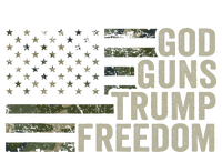 God Guns Trump Freedom Funny Camouflage Pro Gun Usa Flag Tie-Dye T-Shirt