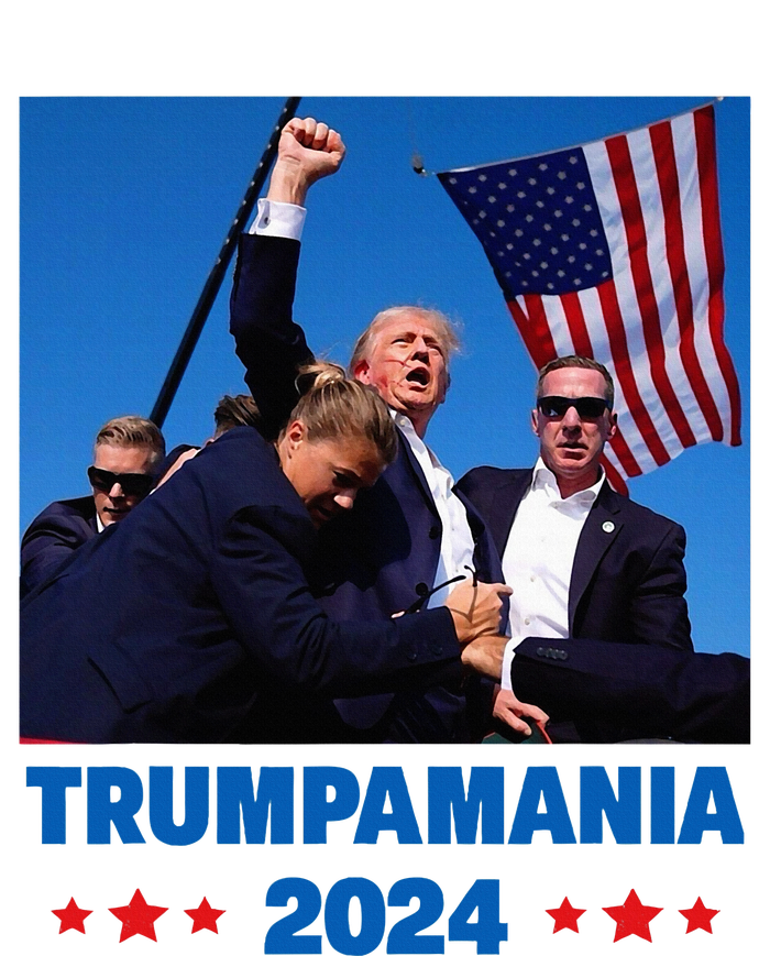 Trumpamania 2024 Let Trumpamania Run Way Brother Cropped Pullover Crew