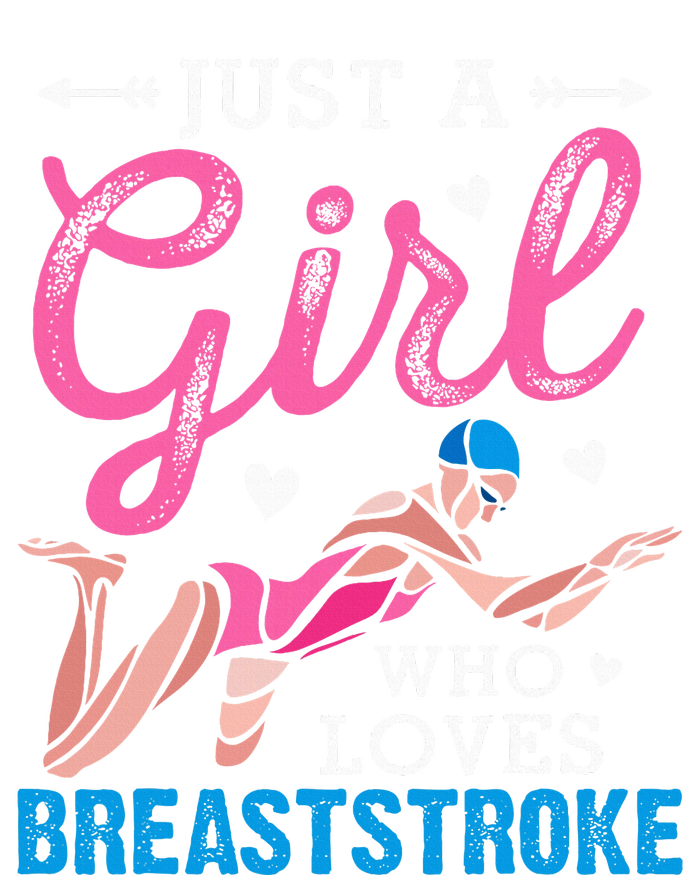 Girl Loves Breaststroke Breaststroke Swimmer T-Shirt