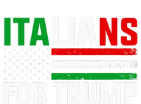 Italians For Trump Usa Flag Trump 2024 Elections Pro Trump Baby Bodysuit