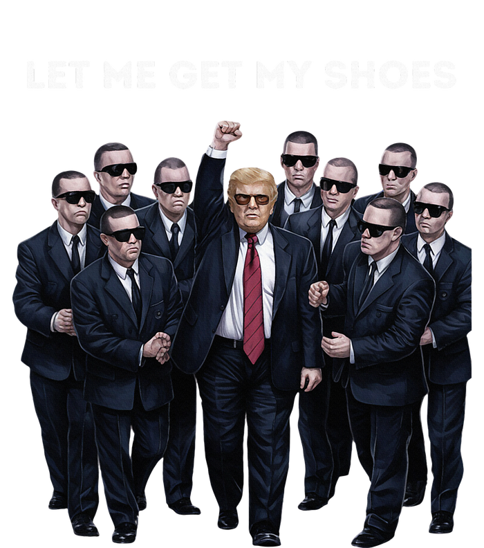 Let Me Get My Shoes Donald Trump V-Neck T-Shirt