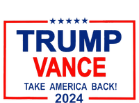 Trump Vance 2024 Strip Trump Jd Vance Take America Back Ladies PosiCharge Competitor Racerback Tank