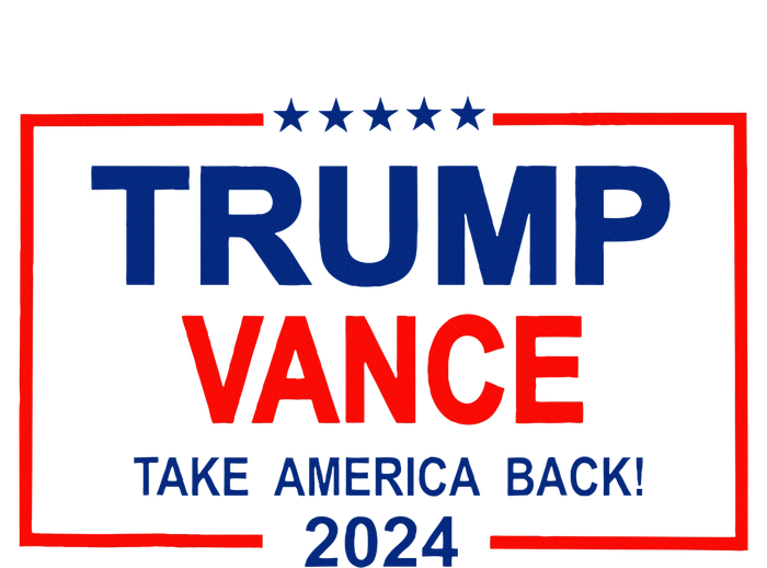 Trump Vance 2024 Strip Trump Jd Vance Take America Back Ladies PosiCharge Competitor Racerback Tank