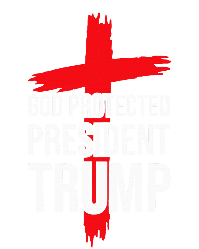 God Protected President Trump Trump 2024 America Christian Short Acrylic Beanie