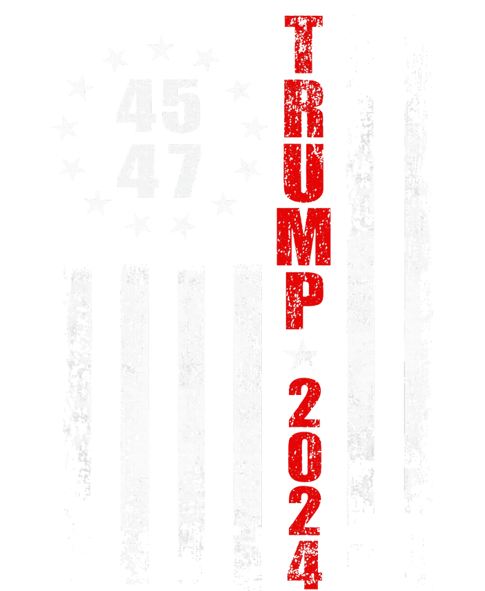 Trump 2024 President 45 47 Vintage American Flag Pro Trump T-Shirt