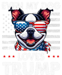 Boston Terrier Even My Dog Loves Trump Funny Sustainable Knit Beanie