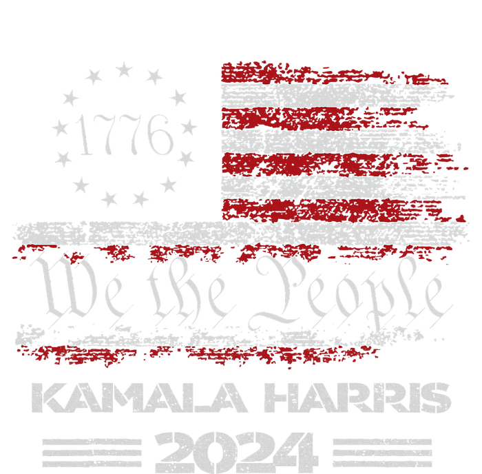 Harris 2024 Kamala Harris 2024 Elections American Flag Sustainable Knit Beanie