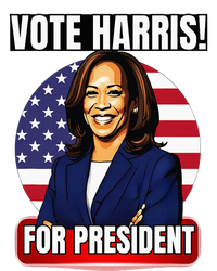 Vote For Harris 2024 Kamala Harris For President Election Valucap Bio-Washed Visor