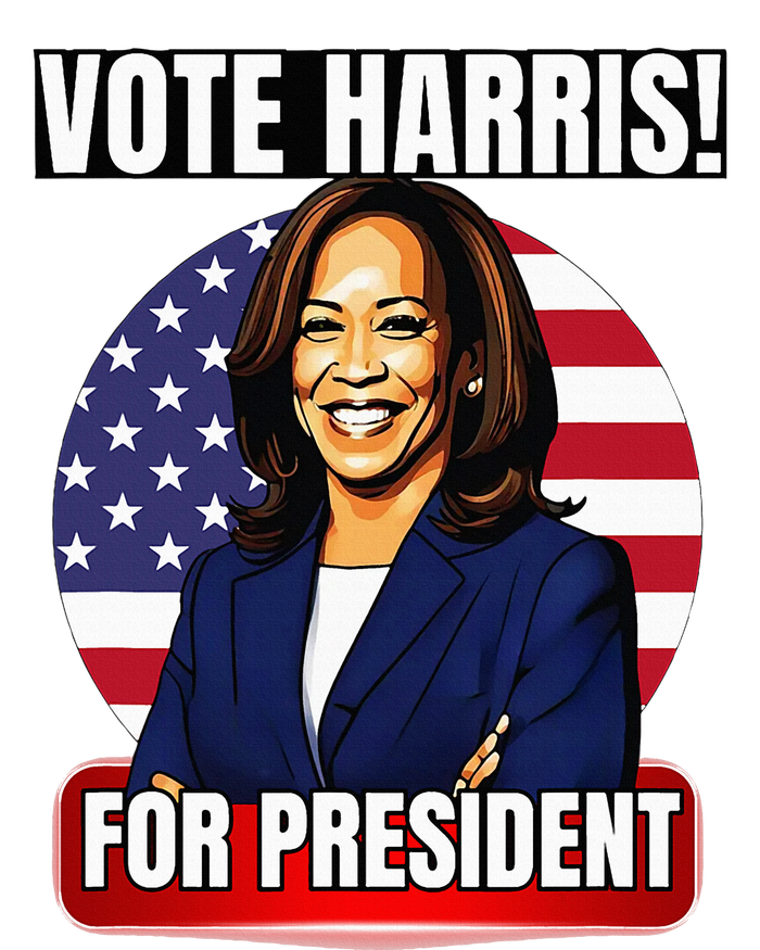 Vote For Harris 2024 Kamala Harris For President Election Valucap Bio-Washed Visor