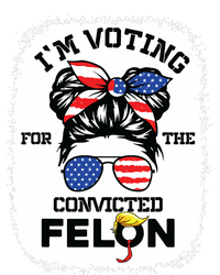 Trump Girl Im Voting Convicted Felon 2024 Vote Trump Kids Long Sleeve Shirt