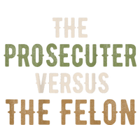 The Prosecutor Versus The Felon Presidential Race Parody Women's Tri-Blend 3/4-Sleeve Raglan Shirt