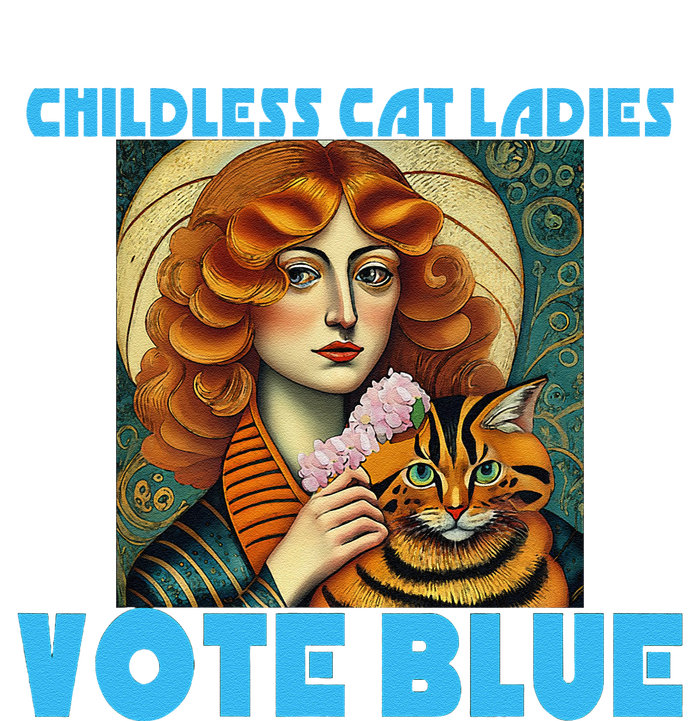 Childless Cat Ladies Vote Blue Women's Pullover Hoodie