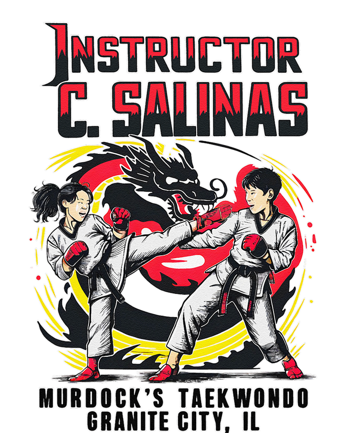 Instructor Of MurdockS Taekwondo School Kids Long Sleeve Shirt