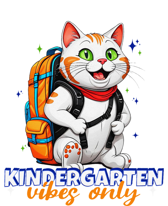 Kindergarten Vibes Only Cute Cat Back To School First PosiCharge RacerMesh Polo