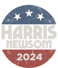 Harris Newsom 2024 For President Kamala Harris Gavin Newsom Tie-Dye Long Sleeve Shirt