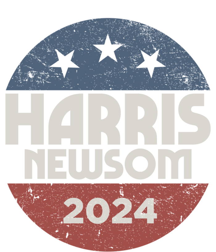 Harris Newsom 2024 For President Kamala Harris Gavin Newsom Tie-Dye Long Sleeve Shirt