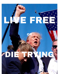 Trump Live Free Or Die Trying Toddler T-Shirt