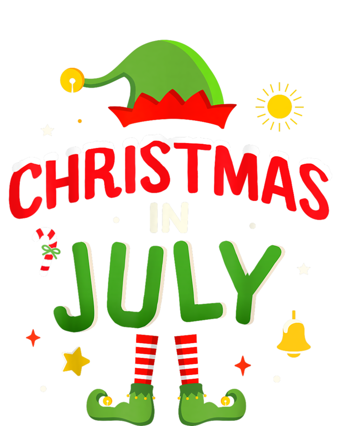 Christmas In July Funny Elf For Summer Xmas Tank Top