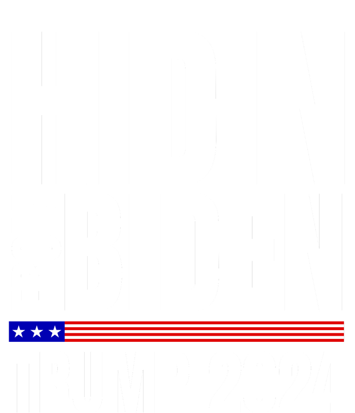 Hidin From Biden Trump 2024 Funny Anti Joe Biden Full-Length Apron With Pockets