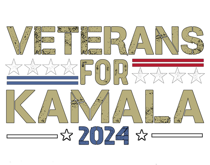 Veterans For Kamala Harris 2024 Election Drawstring Bag