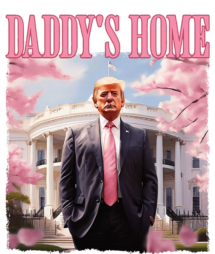 DaddyS Home Funny Trump DaddyS Coming Home 2024 Maga 2024 Women's Long Sleeve Flannel Pajama Set 