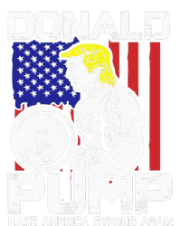 Funny Donald Trump Weight Lifting Workout Gym Women's Racerback Tank