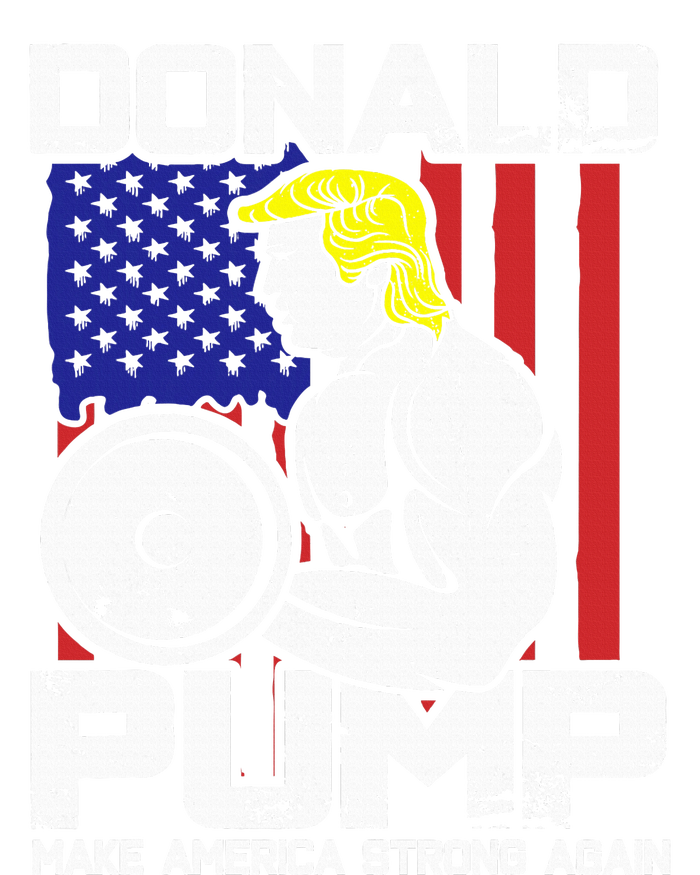 Funny Donald Trump Weight Lifting Workout Gym Women's Racerback Tank