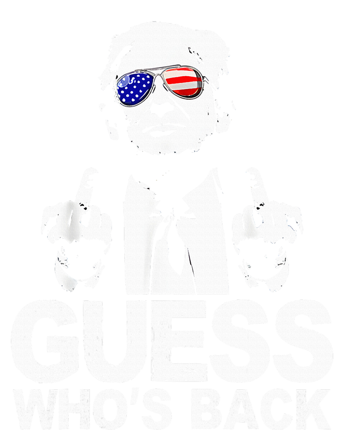 Funny Guess WhoS Back President Donald Trump Middle Finger Long Sleeve Shirt