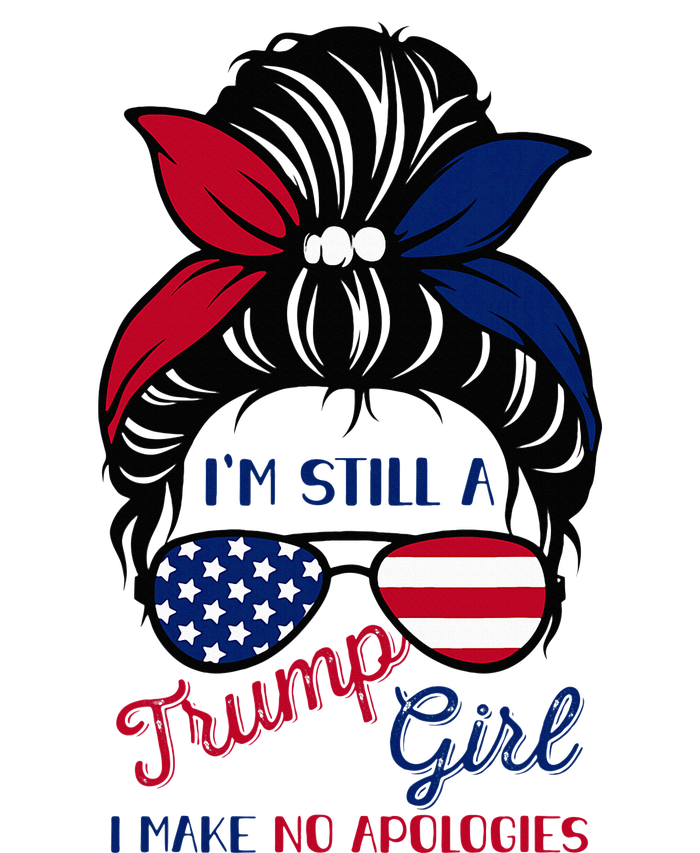 IM Still A Trump Girl Make No Apologies American Patriotic Ladies PosiCharge Competitor Racerback Tank