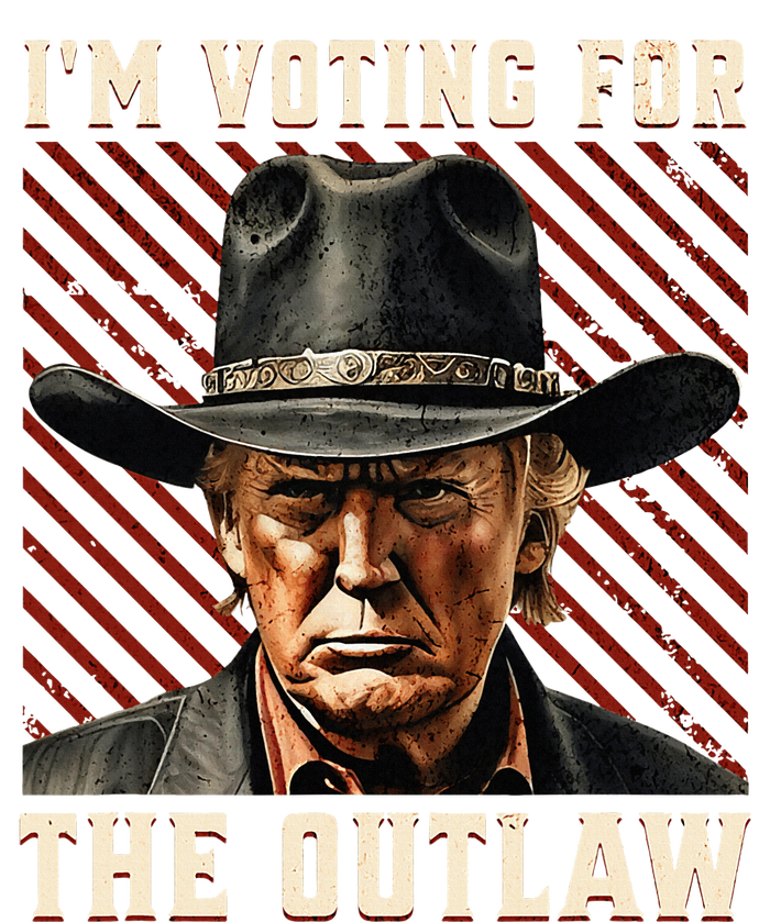 IM Voting For The Outlaw Wanted For President Trump 2024 T-Shirt