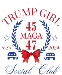 Trump Girl 45 47 Maga Est 2024 Social Club Happy Platinum Collection Golf Towel