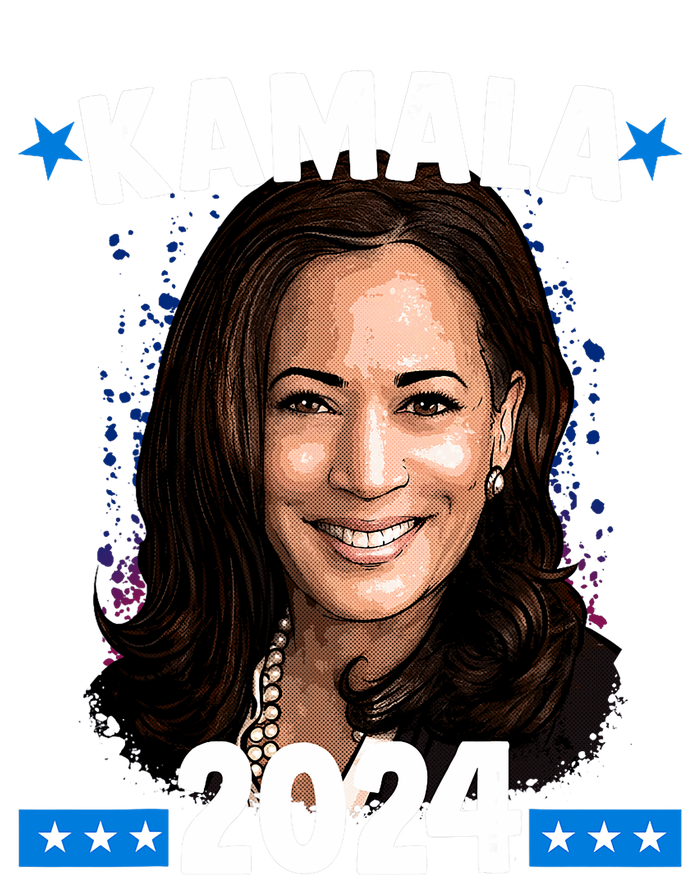 Kamala 2024 President Election Vote Blue Biden V-Neck T-Shirt