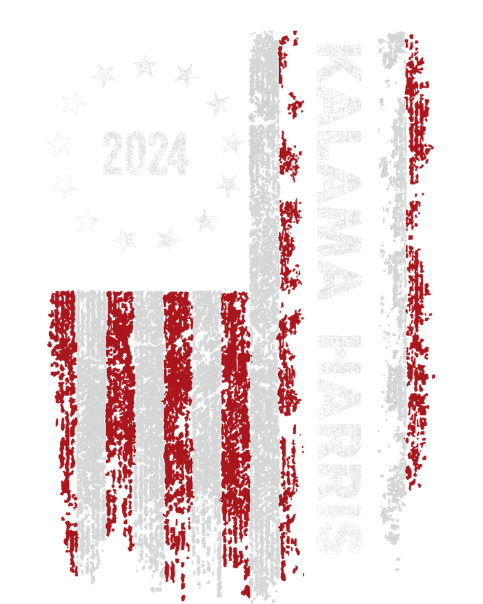 Kamala Harris Kamala 2024 Us Flag Democratic President Womens California Wash Sweatshirt